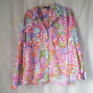 Lauren Ralph Lauren sheer blouse